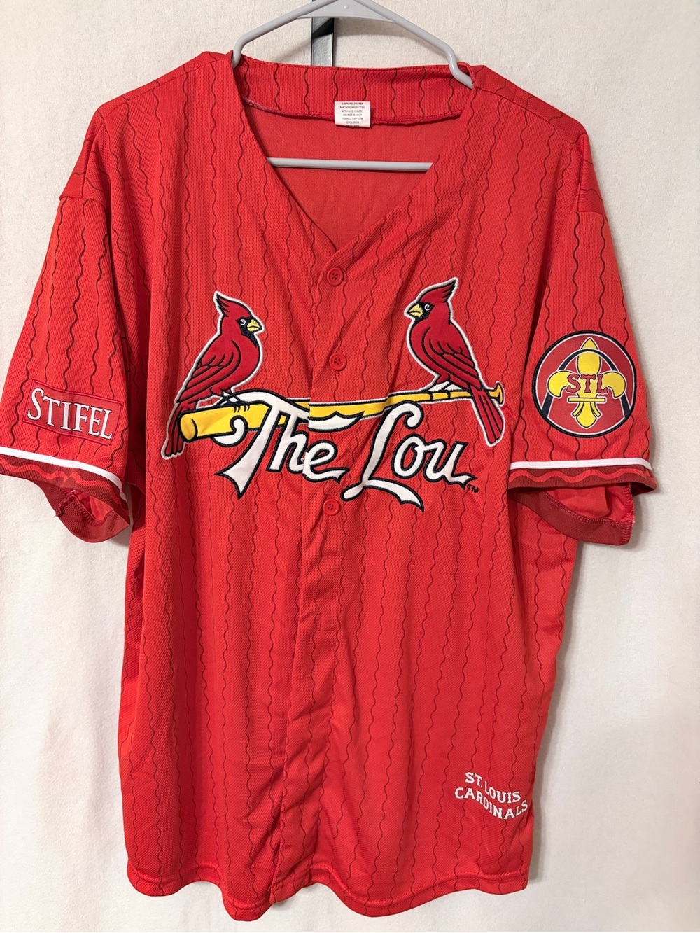 St. Louis Cardinals 'The Lou' Red Men's Jersey